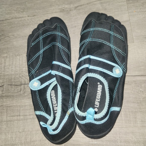 Lifeguard Other - Lifeguard Water Shoes Black Blue Five Toe Barefoot Beach Aqua Socks Mens Womens